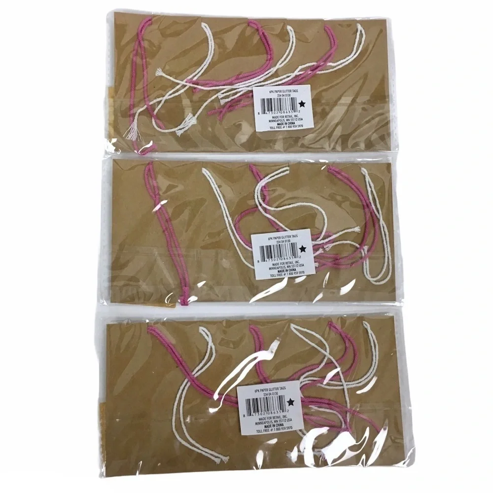 GIFT TAGS Glitter Hearts Arrows Valentine’s Day Bachelorette Bridal Shower Label